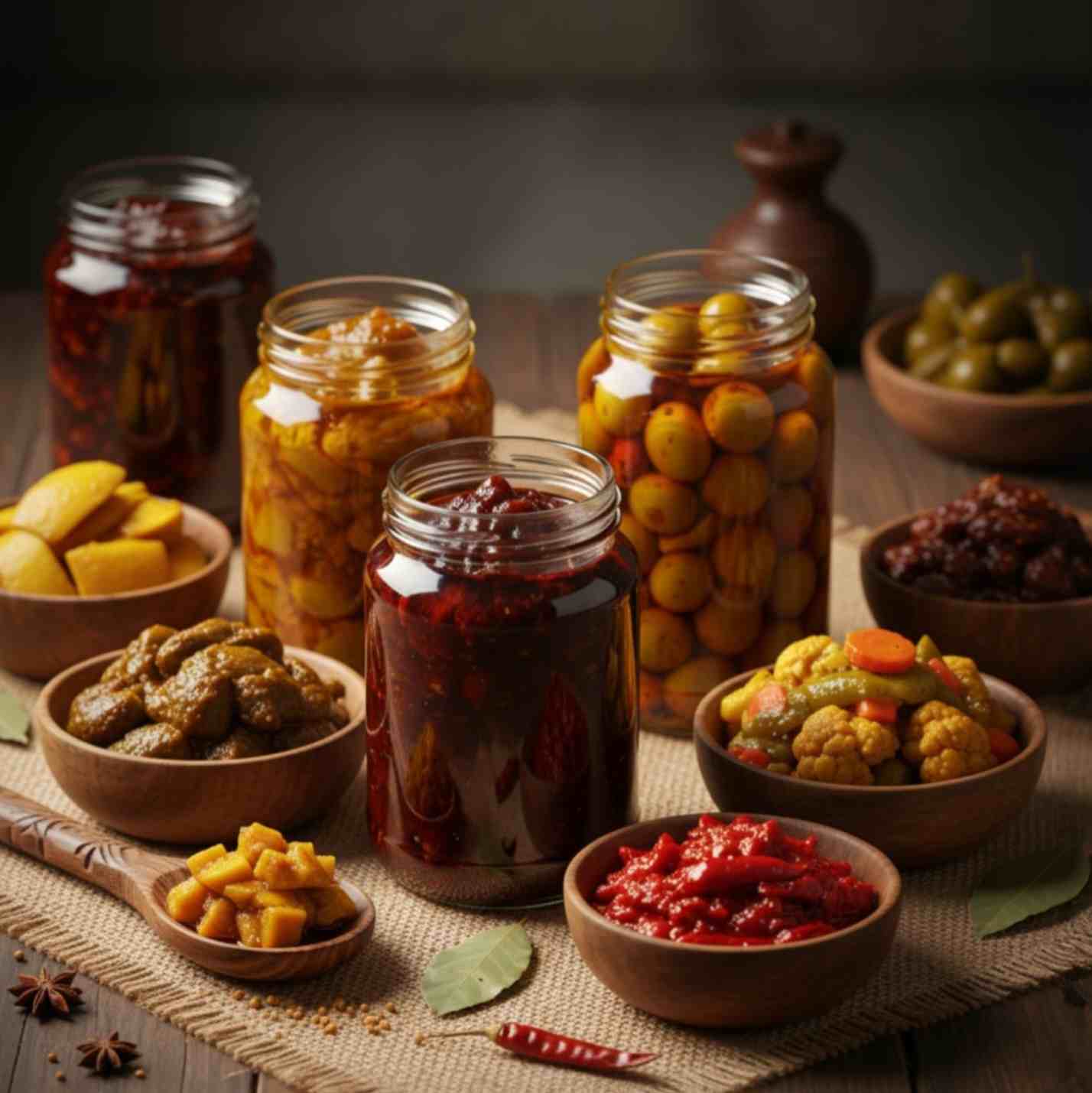 টক ঝাল মিষ্টি আচার